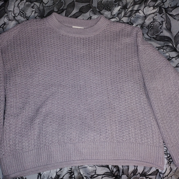 Lavender knitted sweater - Picture 2 of 3